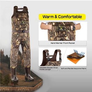 Waterproof Chest Wader with Boots for men and women